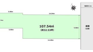 【泉尾4丁目】建築条件無し売地・32坪でゆとりあるお住まいを建築していただけます